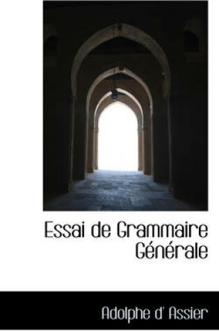 Cover of Essai de Grammaire G N Rale