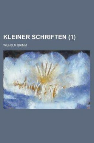 Cover of Kleiner Schriften (1)