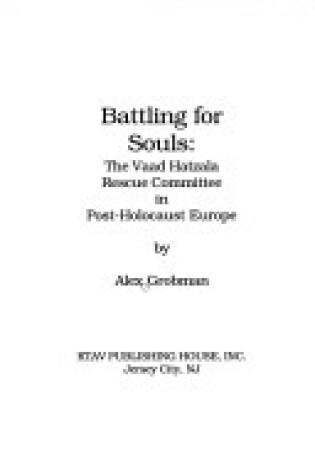 Cover of Battling for Souls