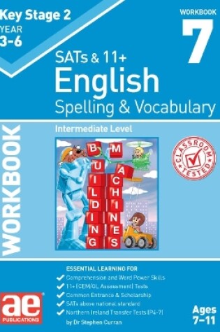 Cover of KS2 Spelling & Vocabulary Workbook 7