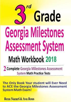 Book cover for 3rd Grade Georgia Milestones Assessment System Math Workbook 2018