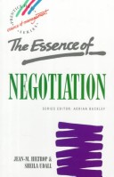 Book cover for Essence Negotiation (Bbm)
