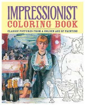 Book cover for Impressionist Coloring Book