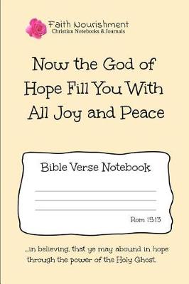 Book cover for Now the God of Hope Fill You with All Joy and Peace