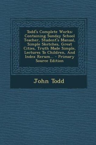 Cover of Todd's Complete Works