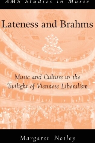 Cover of Lateness and Brahms