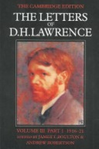 Cover of The Letters of D. H. Lawrence Parts 1 and 2