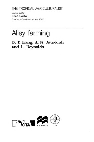 Cover of The Tropical Agriculturalist Alley Farming