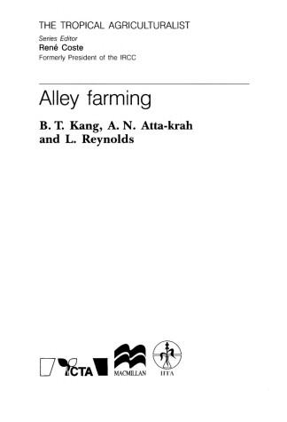 Book cover for The Tropical Agriculturalist Alley Farming