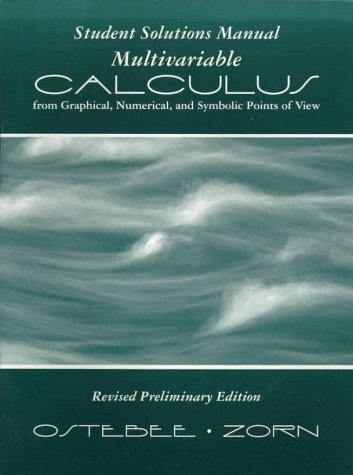 Book cover for Multivariable Calculus from Graphical, Numerical, and Symbolic Points of View