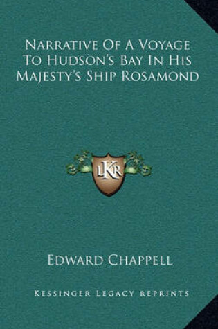 Cover of Narrative of a Voyage to Hudson's Bay in His Majesty's Ship Rosamond