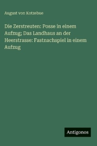 Cover of Die Zerstreuten