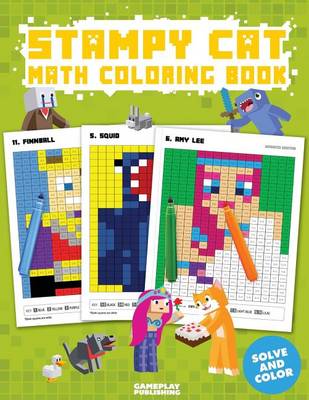Book cover for Stampy Cat Math Coloring Book