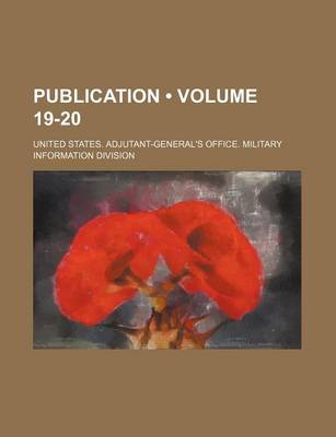 Book cover for Publication (Volume 19-20)