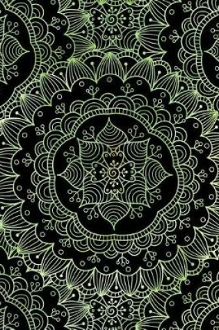 Cover of Journal Notebook Flower Mandala Pattern 8