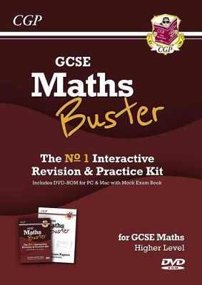 Book cover for MathsBuster: GCSE & IGCSE (R) Maths Interactive Revision, Higher / Extended - DVD & Exam Practice Pack