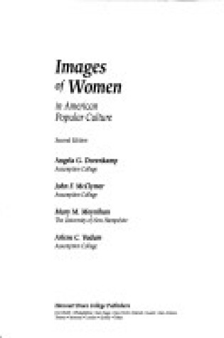 Cover of Images of Women in American Popular Culture