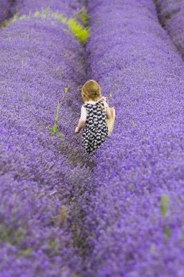 Book cover for Little Girl Wandering in a Field of Lavender Journal