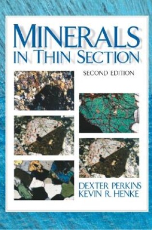 Cover of Minerals in Thin Section