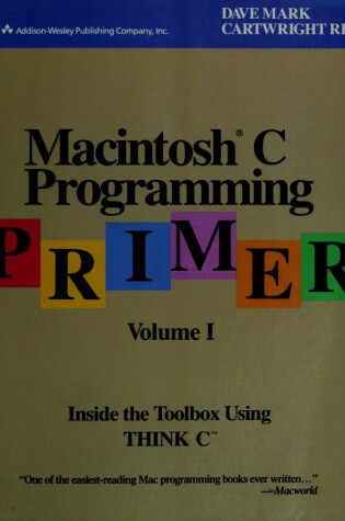 Cover of Macintosh Programming Primer