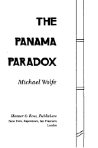 Cover of The Panama Paradox