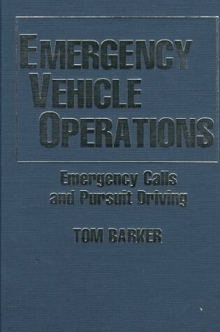 Cover of Emergency Vehicle Operations