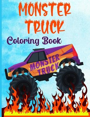 Book cover for Monster Truck Coloring Book