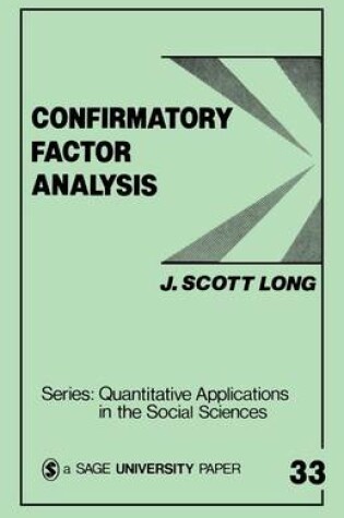 Cover of Confirmatory Factor Analysis