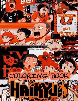 Book cover for Haikyuu Coloring Book