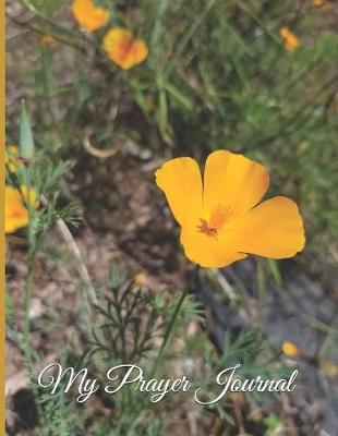 Book cover for My Prayer Journal - Yellow California Poppy / Buttercup