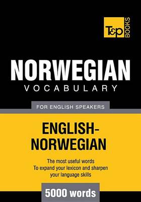 Cover of Norwegian Vocabulary for English Speakers - English-Norwegian - 5000 Words
