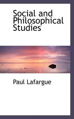 Book cover for Social and Philosophical Studies