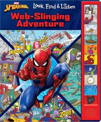 Book cover for Marvel Spider-Man: Web-Slinging Adventure Look, Find & Listen Sound Book