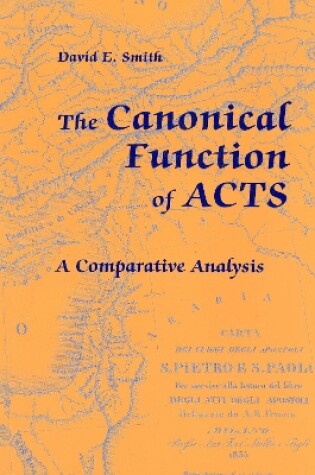 Cover of The Canonical Function of Acts