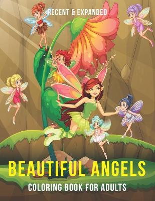 Book cover for Beautiful Angels Coloring Book for adults