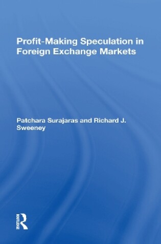 Cover of Profitmaking Speculation In Foreign Exchange Markets