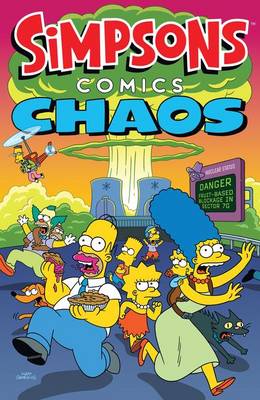 Book cover for Simpsons Comics Chaos