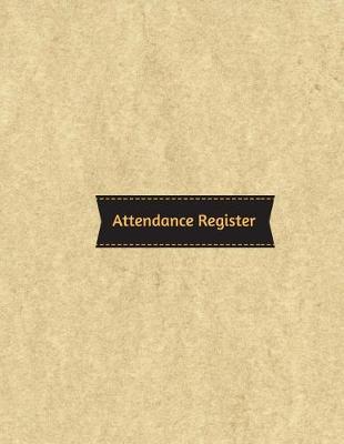 Book cover for Attendance Register