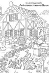 Book cover for Livre de coloriage pour adultes Animaux merveilleux 3