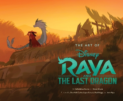 Book cover for The Art of Raya and the Last Dragon