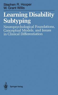 Book cover for Learning Disability Subtyping