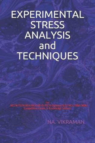 Cover of EXPERIMENTAL STRESS ANALYSIS and TECHNIQUES