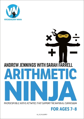 Book cover for Arithmetic Ninja for Ages 7-8