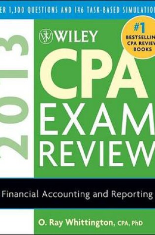 Cover of Wiley CPA Exam Review 2013, Financial Accounting and Reporting