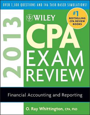 Book cover for Wiley CPA Exam Review 2013, Financial Accounting and Reporting