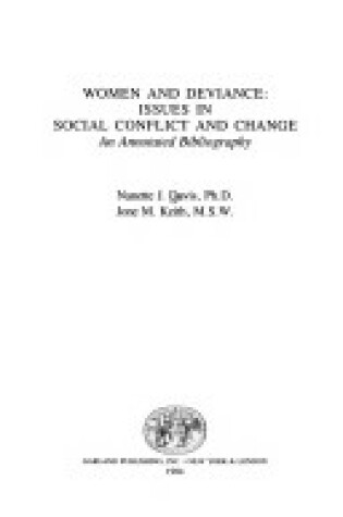 Cover of Women & Deviance Annotated