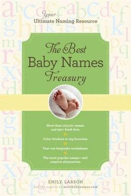 Book cover for The Best Baby Names Treasury