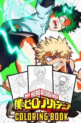 Cover of My Hero Academia Coloring Book