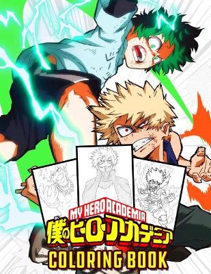 Book cover for My Hero Academia Coloring Book