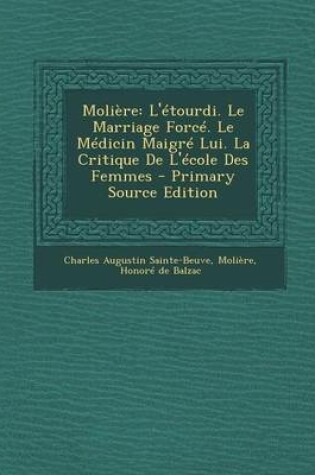 Cover of Moliere